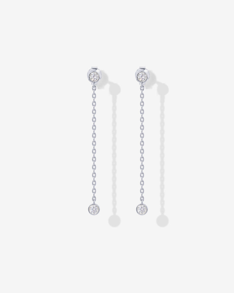 Simulated Diamond Drop Earrings