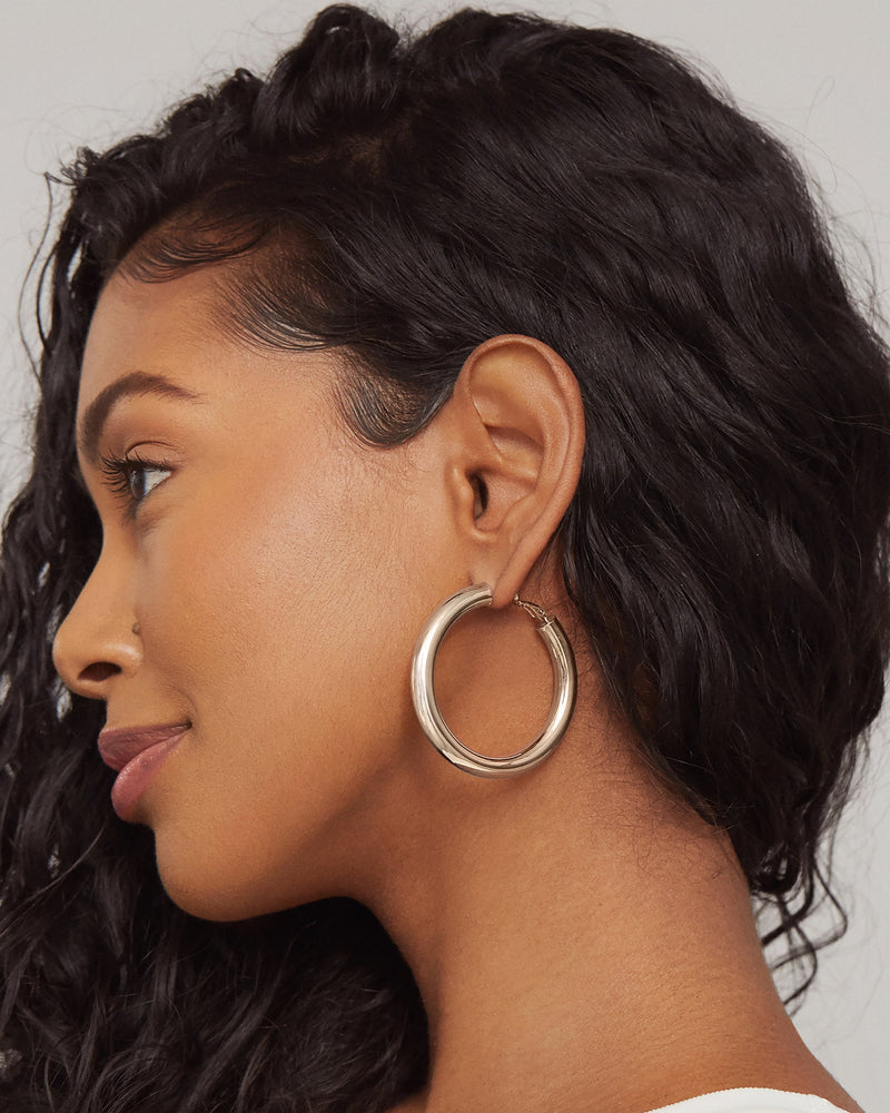 PAVOI - Clasp Back Chunky Hoops