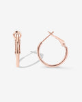 PAVOI - Clasp Back Thin Hoops