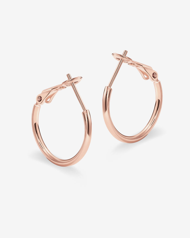 PAVOI - Clasp Back Thin Hoops