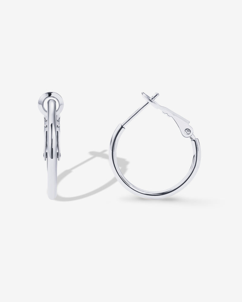 PAVOI - Clasp Back Thin Hoops