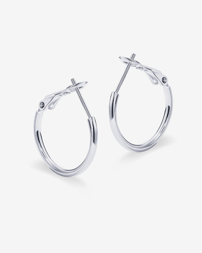 PAVOI - Clasp Back Thin Hoops