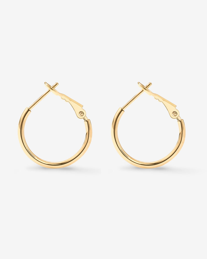 PAVOI - Clasp Back Thin Hoops