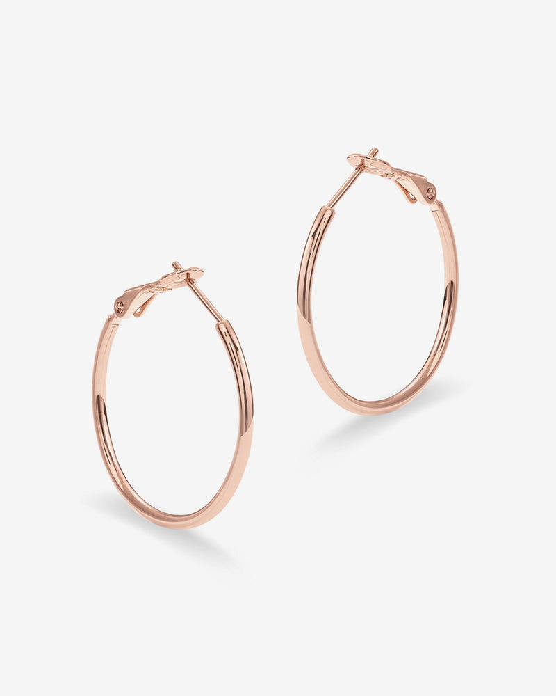 PAVOI - Clasp Back Thin Hoops