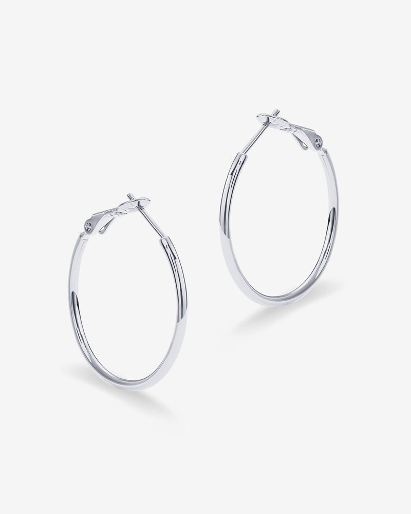 PAVOI - Clasp Back Thin Hoops