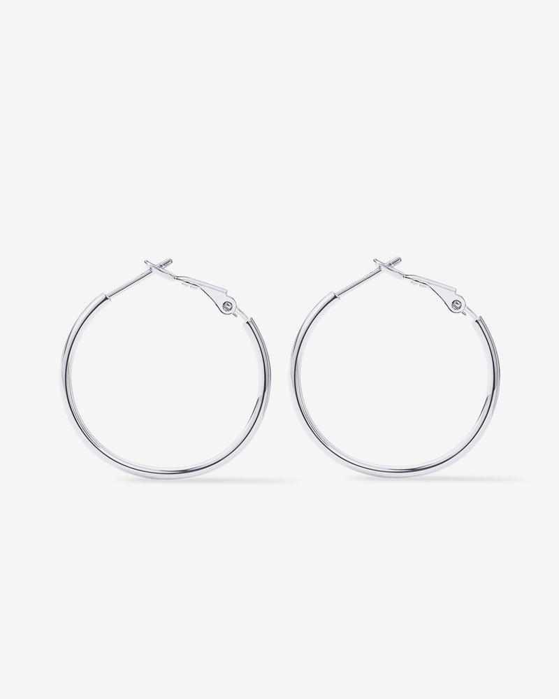 PAVOI - Clasp Back Thin Hoops