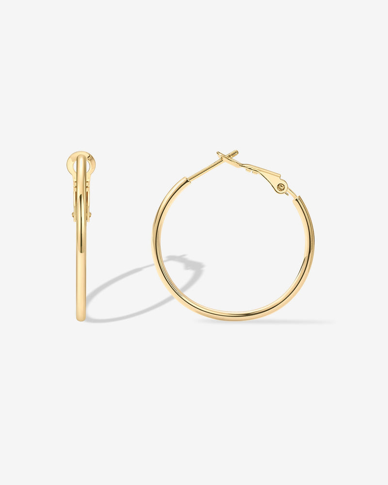 PAVOI - Clasp Back Thin Hoops