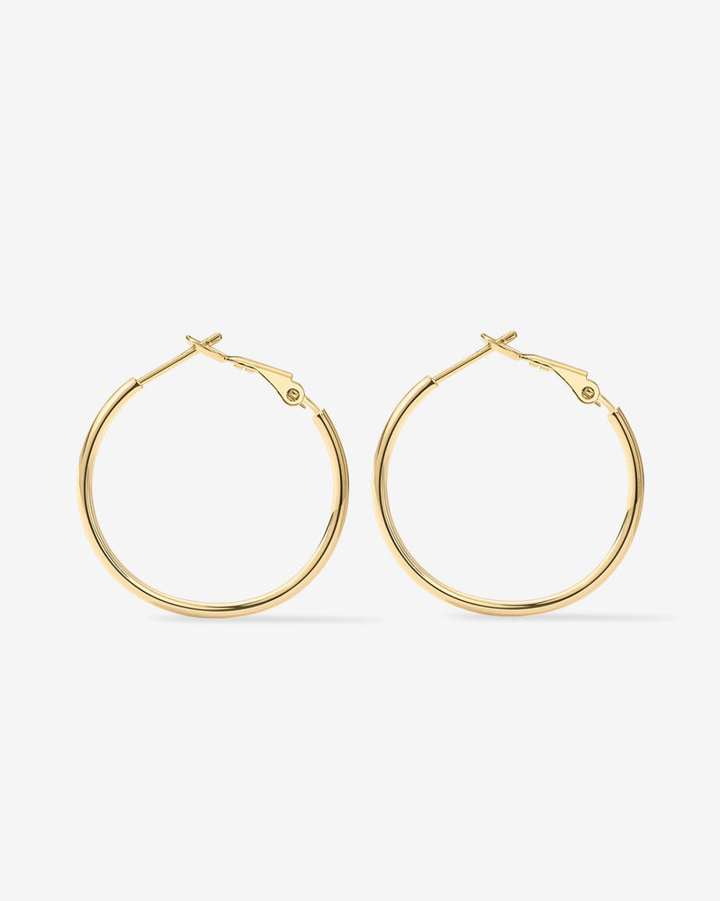 PAVOI - Clasp Back Thin Hoops