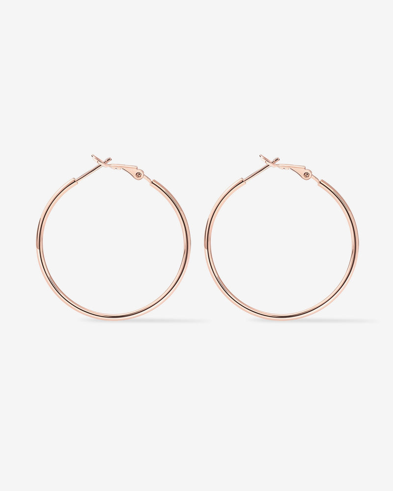 PAVOI - Clasp Back Thin Hoops