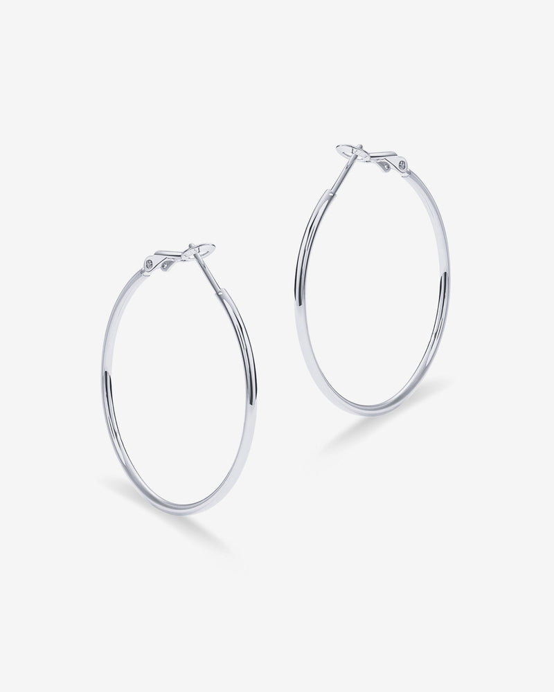 PAVOI - Clasp Back Thin Hoops