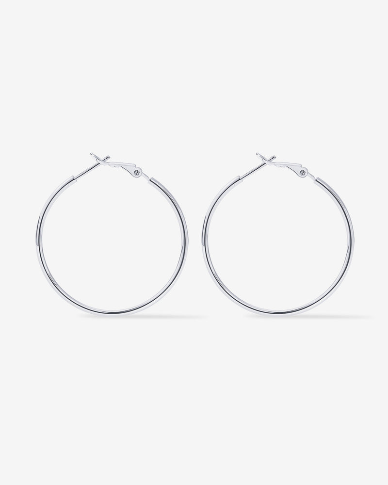 PAVOI - Clasp Back Thin Hoops