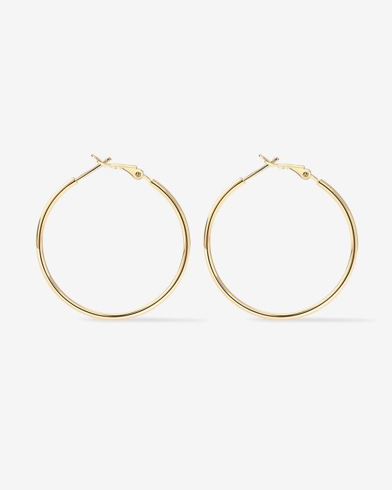 PAVOI - Clasp Back Thin Hoops