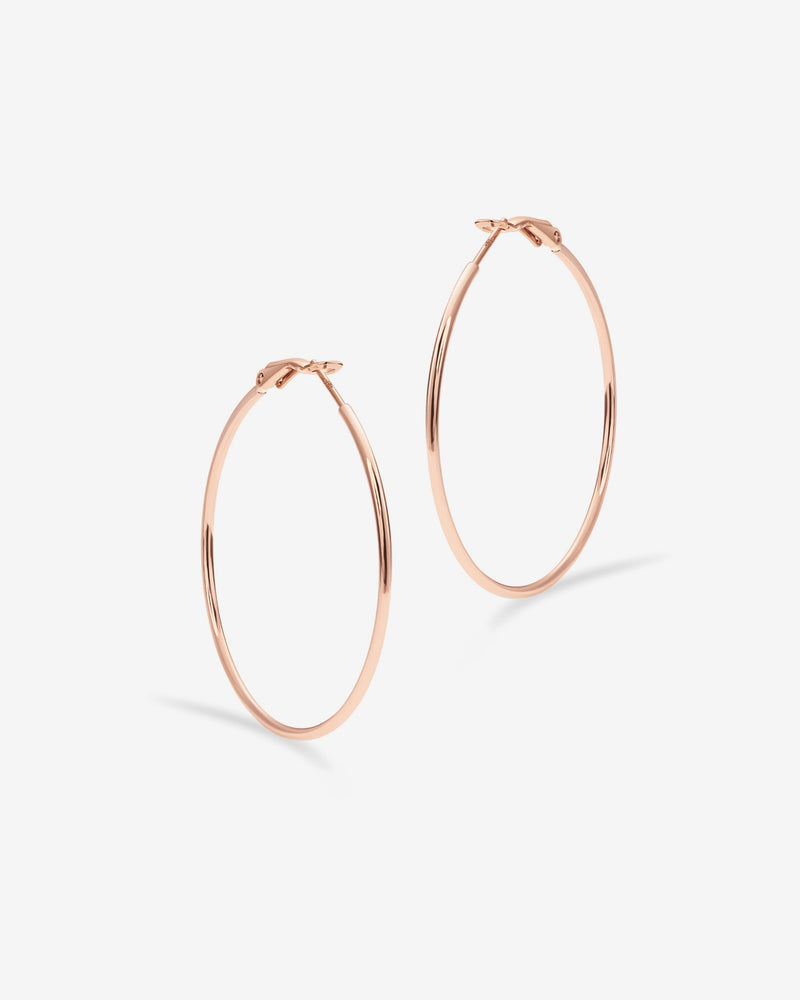 PAVOI - Clasp Back Thin Hoops