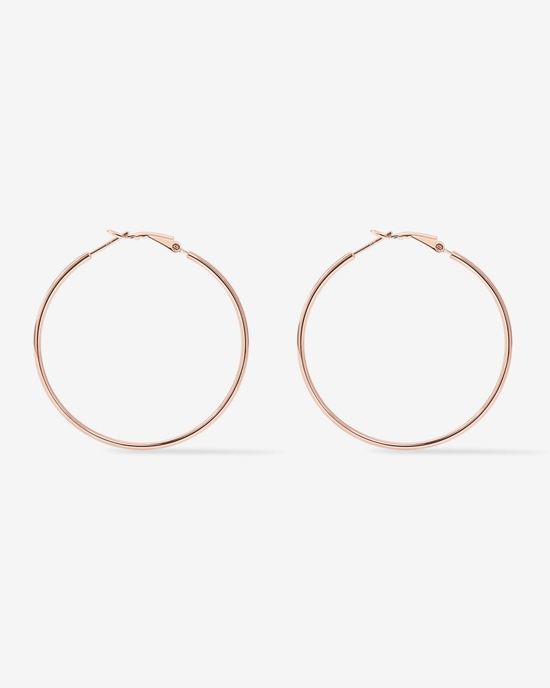 PAVOI - Clasp Back Thin Hoops