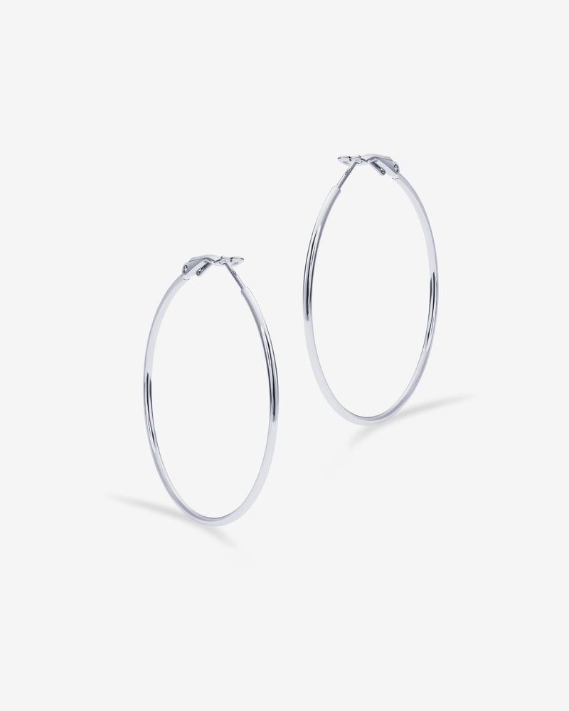 PAVOI - Clasp Back Thin Hoops