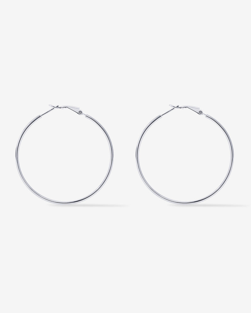 PAVOI - Clasp Back Thin Hoops