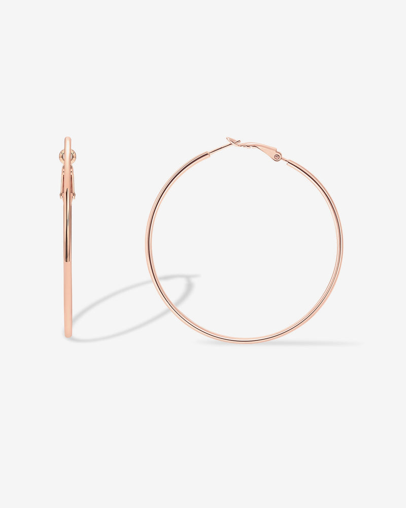 PAVOI - Clasp Back Thin Hoops