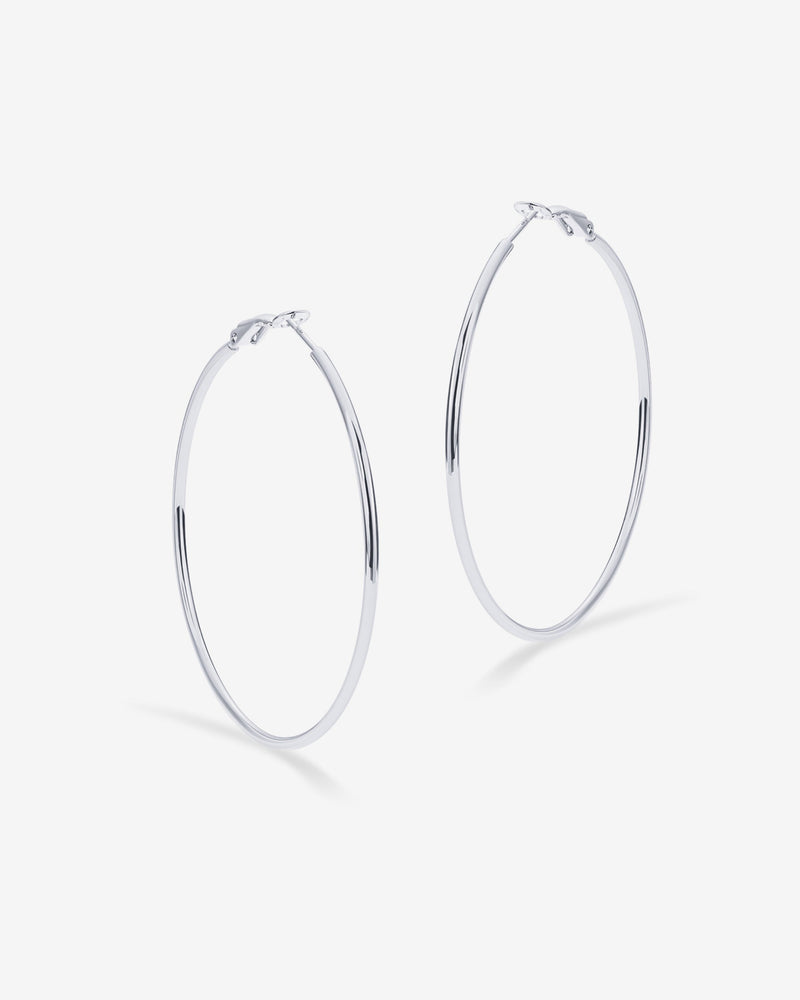 PAVOI - Clasp Back Thin Hoops