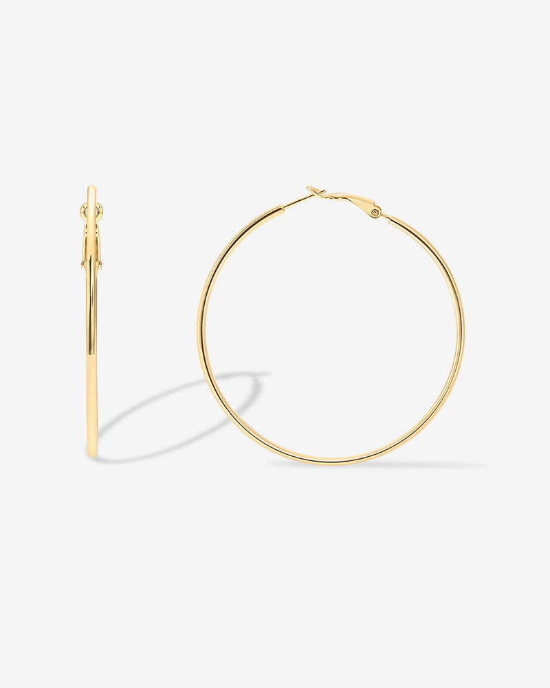 PAVOI - Clasp Back Thin Hoops