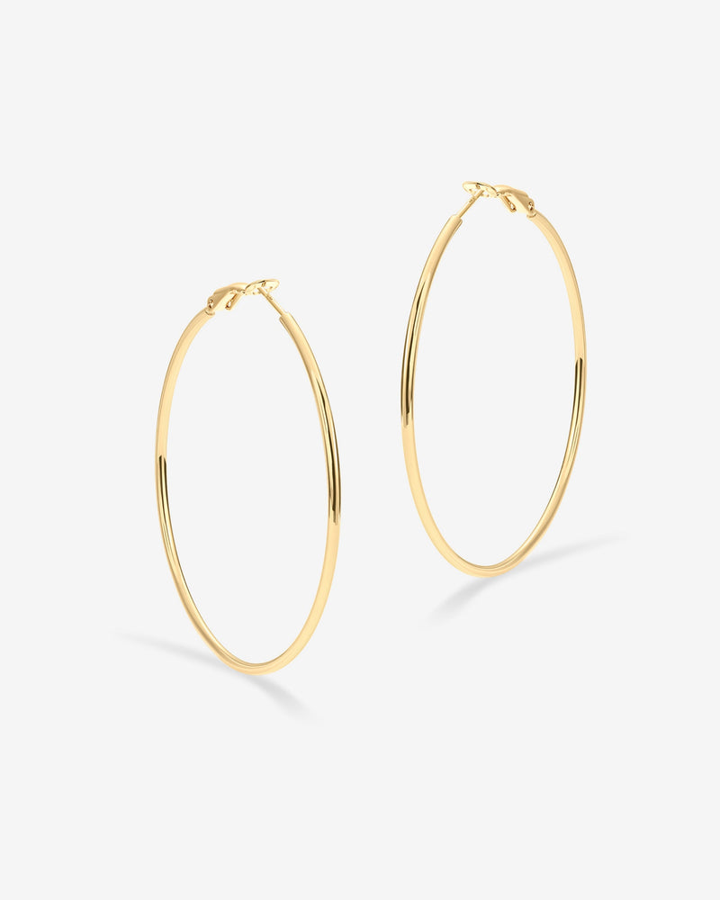 PAVOI - Clasp Back Thin Hoops