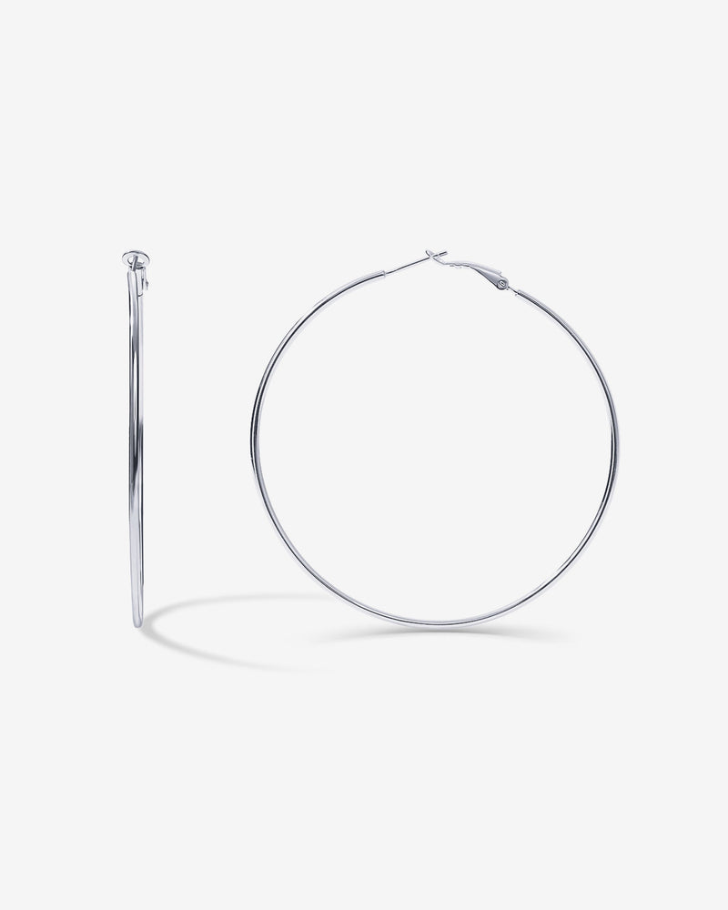 PAVOI - Clasp Back Thin Hoops