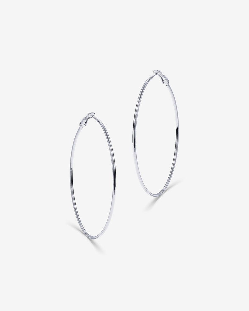 PAVOI - Clasp Back Thin Hoops