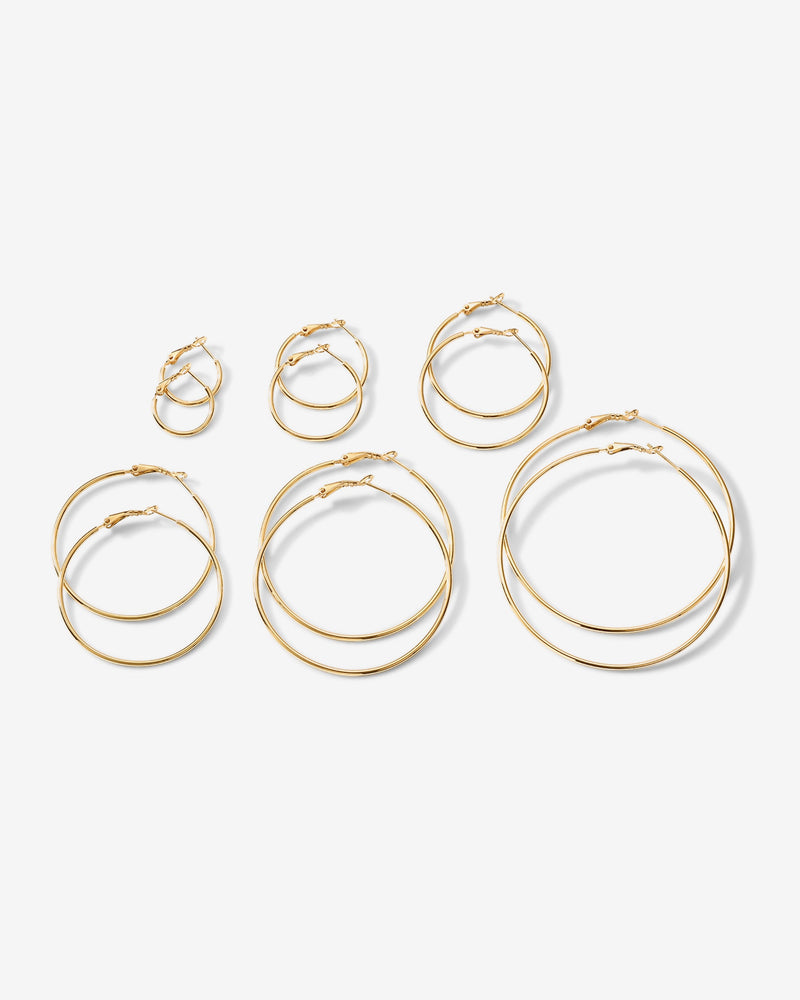 PAVOI - Clasp Back Thin Hoops