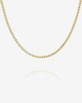 Stackable Medium Thick Square Box Chain Necklace