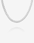 Thick Super Flat Curb Link Chain Necklace