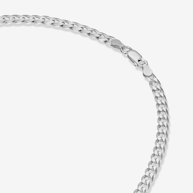 Thick Super Flat Curb Link Chain Necklace