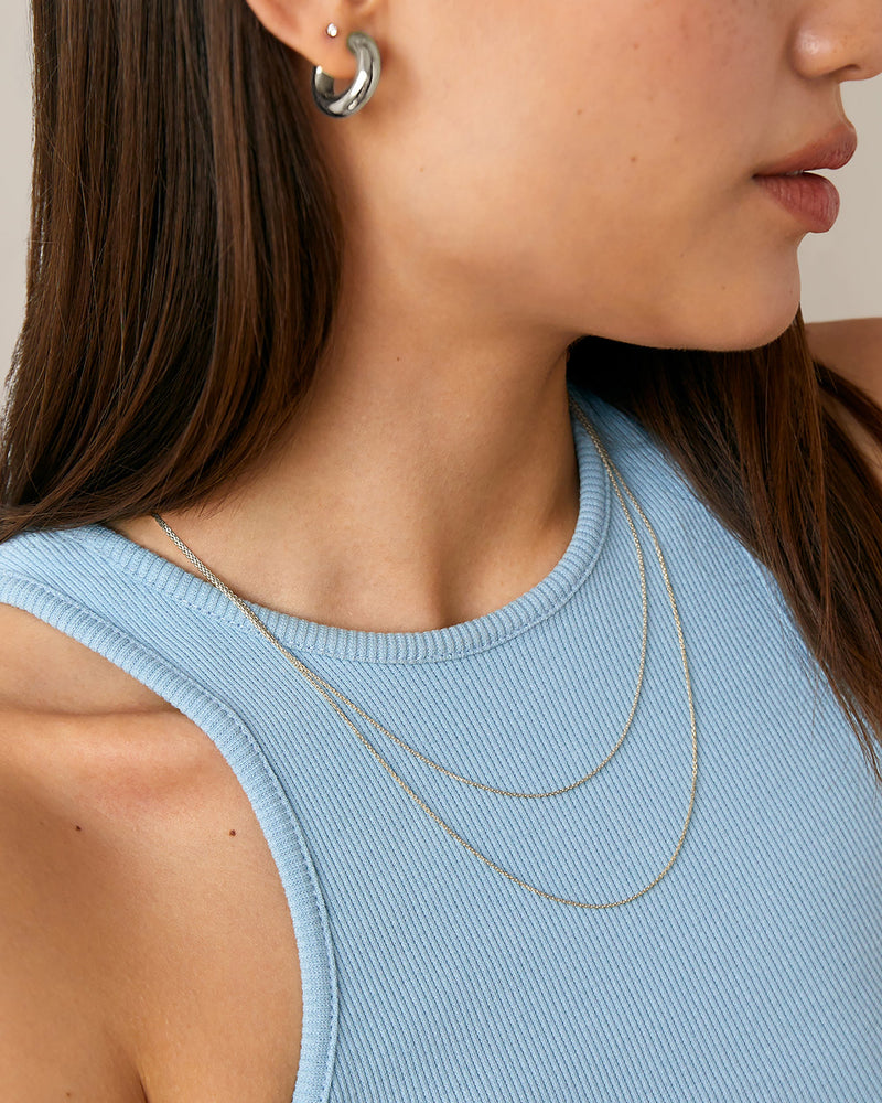 Thin Cable Chain Necklace