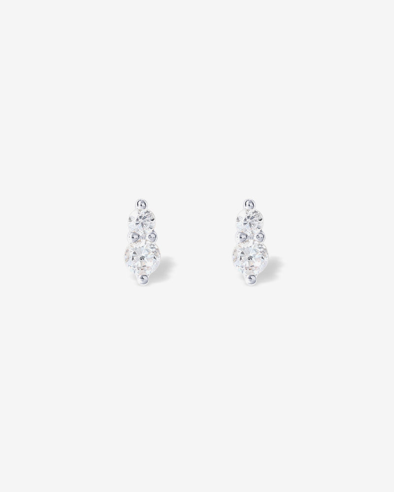 Small Crystal Screw Back Stud