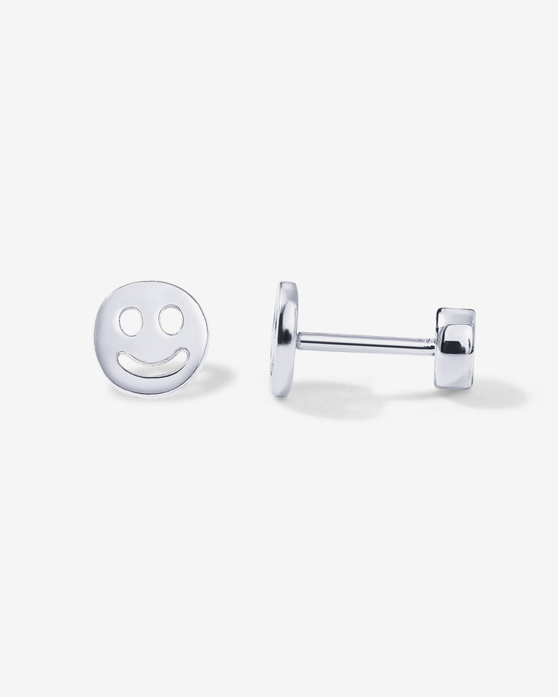 Smiley Face Screw Back Stud