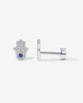 Tiny Hamsa Screw Back Stud