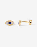 PAVOI - Evil Eye Screw Back Stud