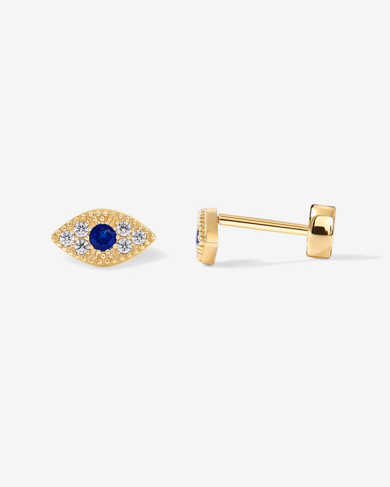 PAVOI - Evil Eye Screw Back Stud