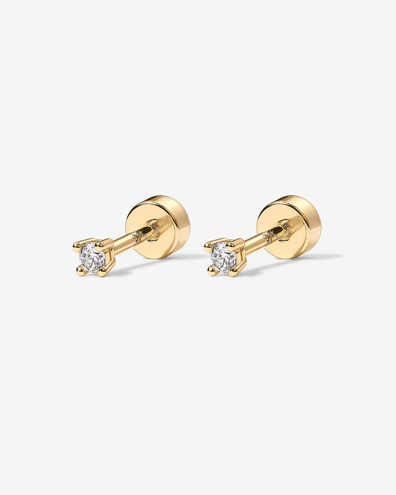 PAVOI - Cubic Zirconia Stud Screwbacks