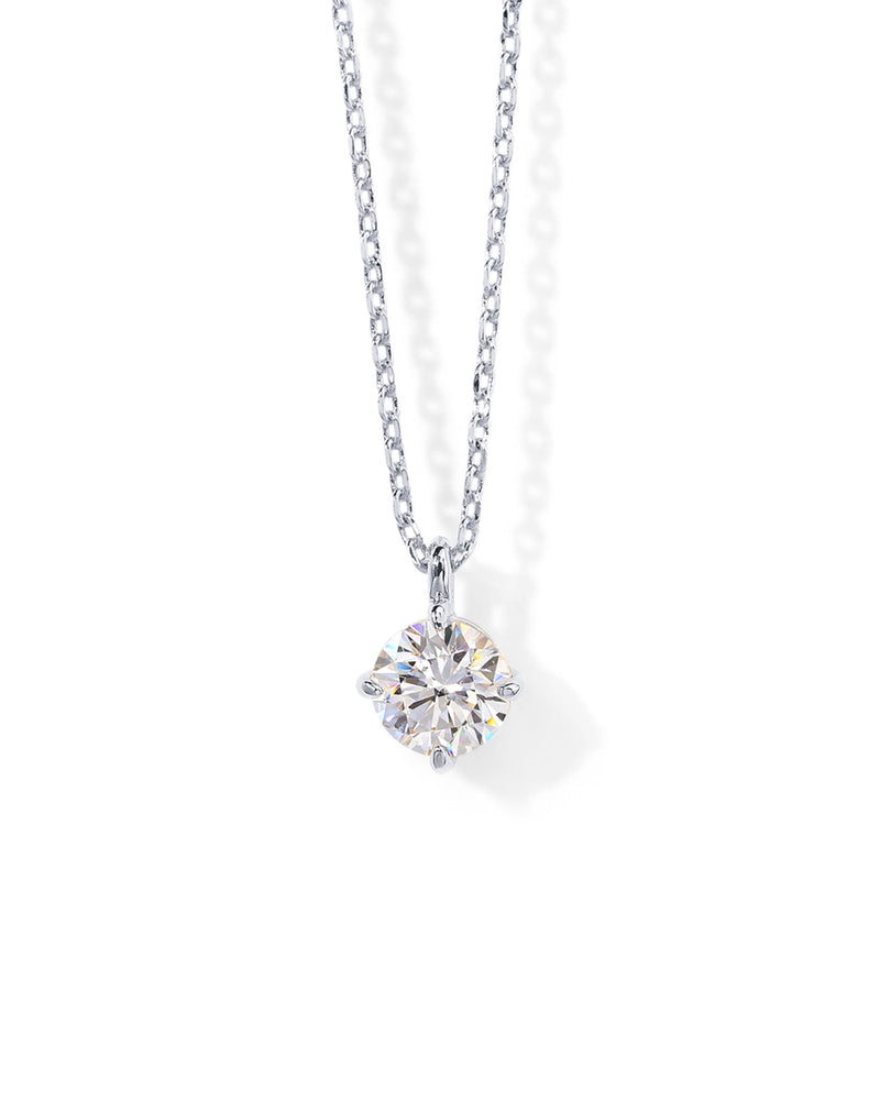 PAVOI - Dainty CZ Solitaire Pendant