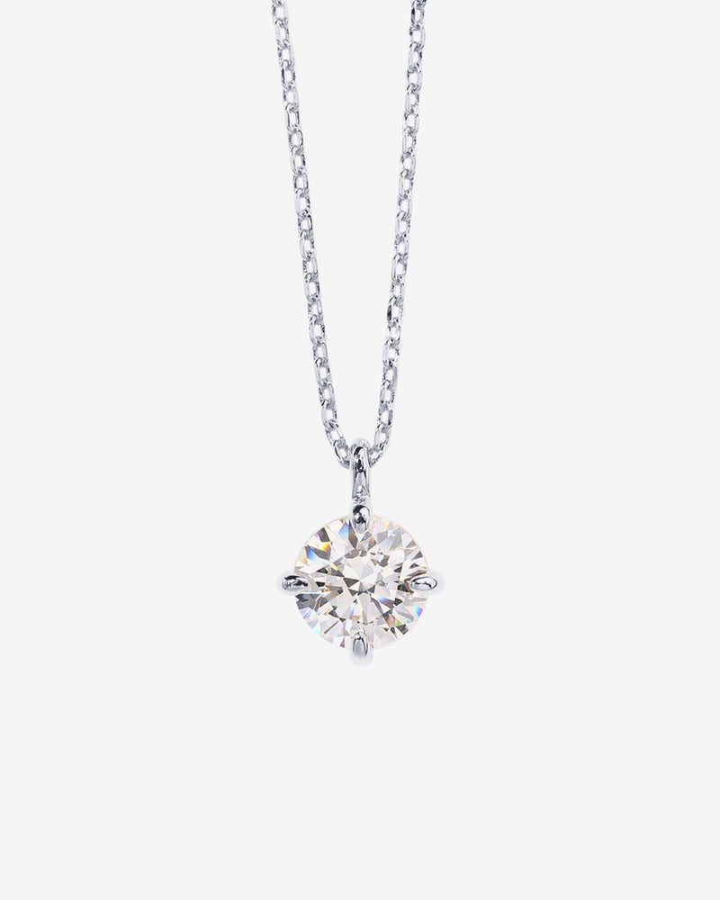 PAVOI - Dainty 7.5mm Swarovski CZ Solitaire