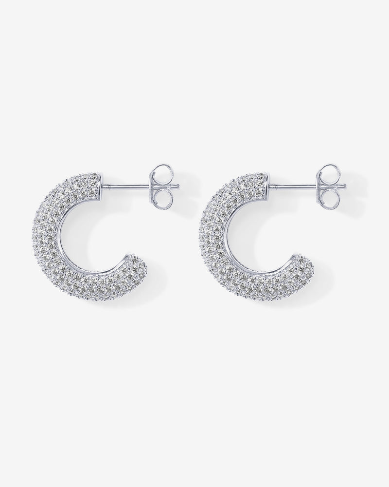 PAVOI - Cubic Zirconia Chunky Hoop Earrings