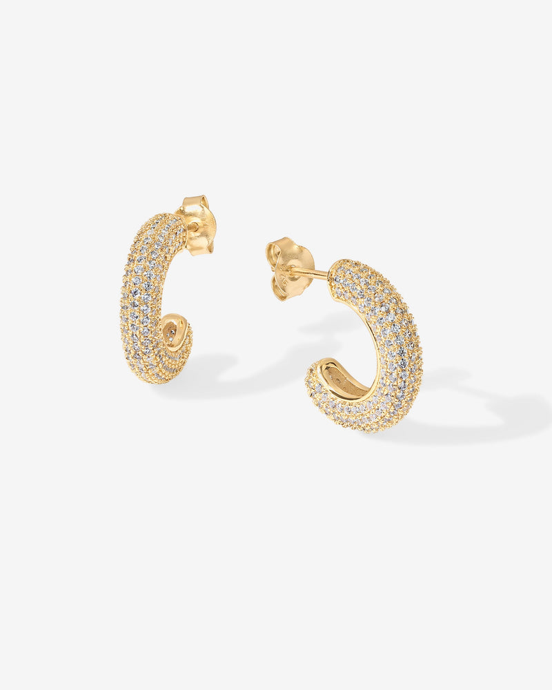 PAVOI - Cubic Zirconia Chunky Hoop Earrings