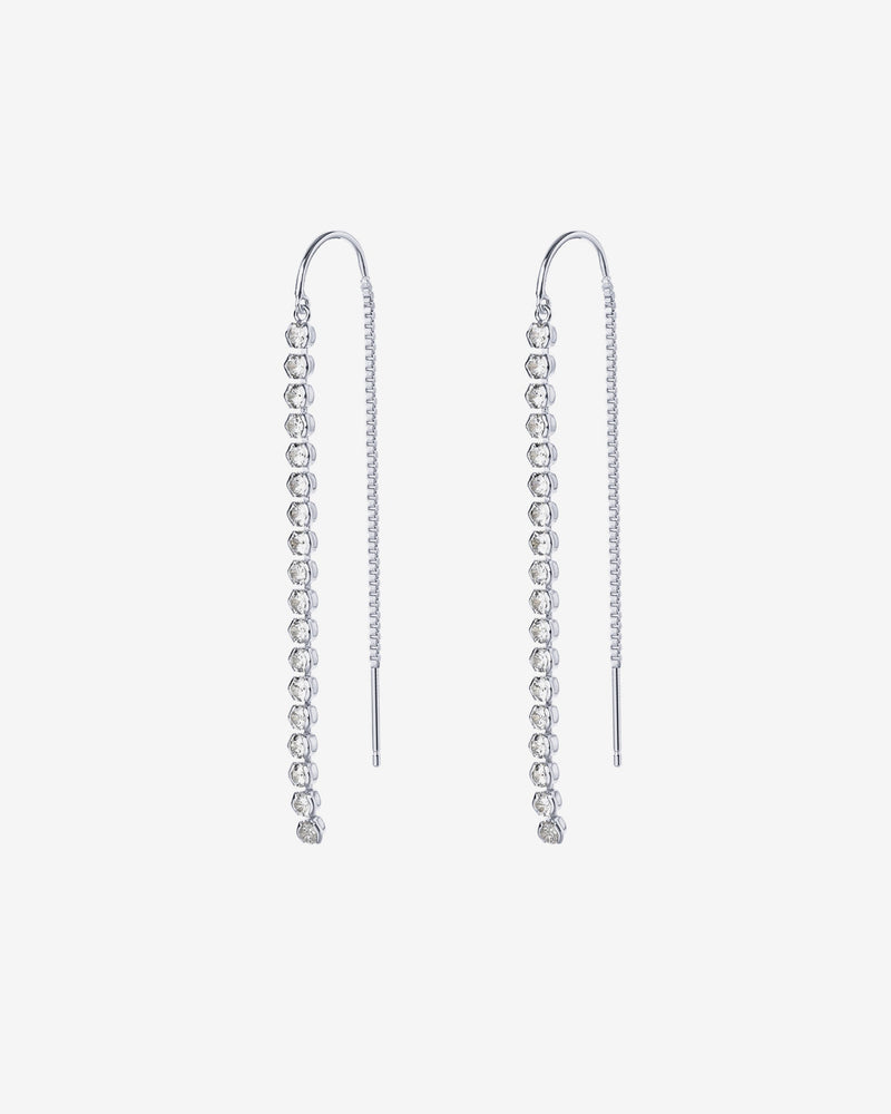 PAVOI - Cubic Zirconia Threader Earrings