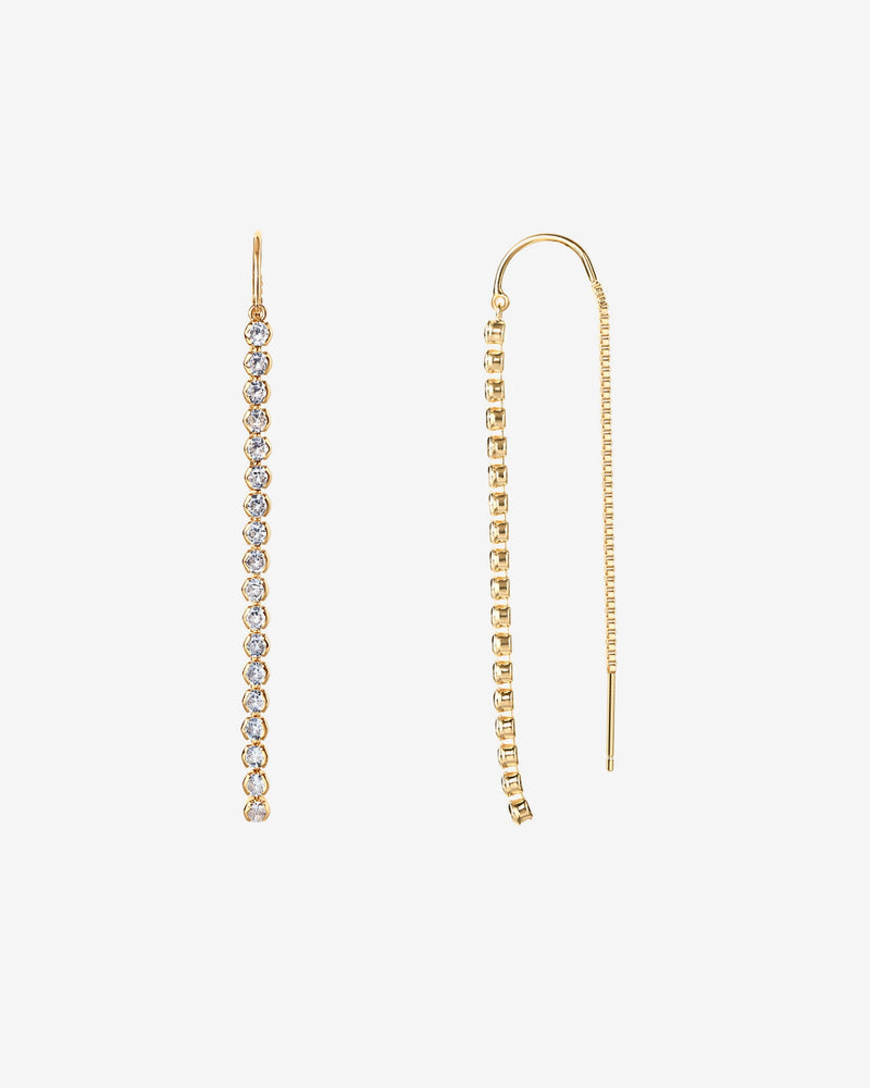 PAVOI - Cubic Zirconia Threader Earrings