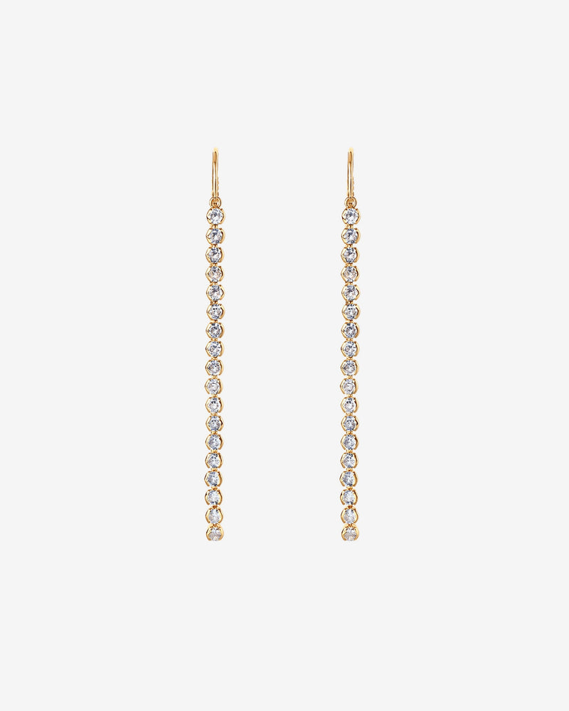 PAVOI - Cubic Zirconia Threader Earrings