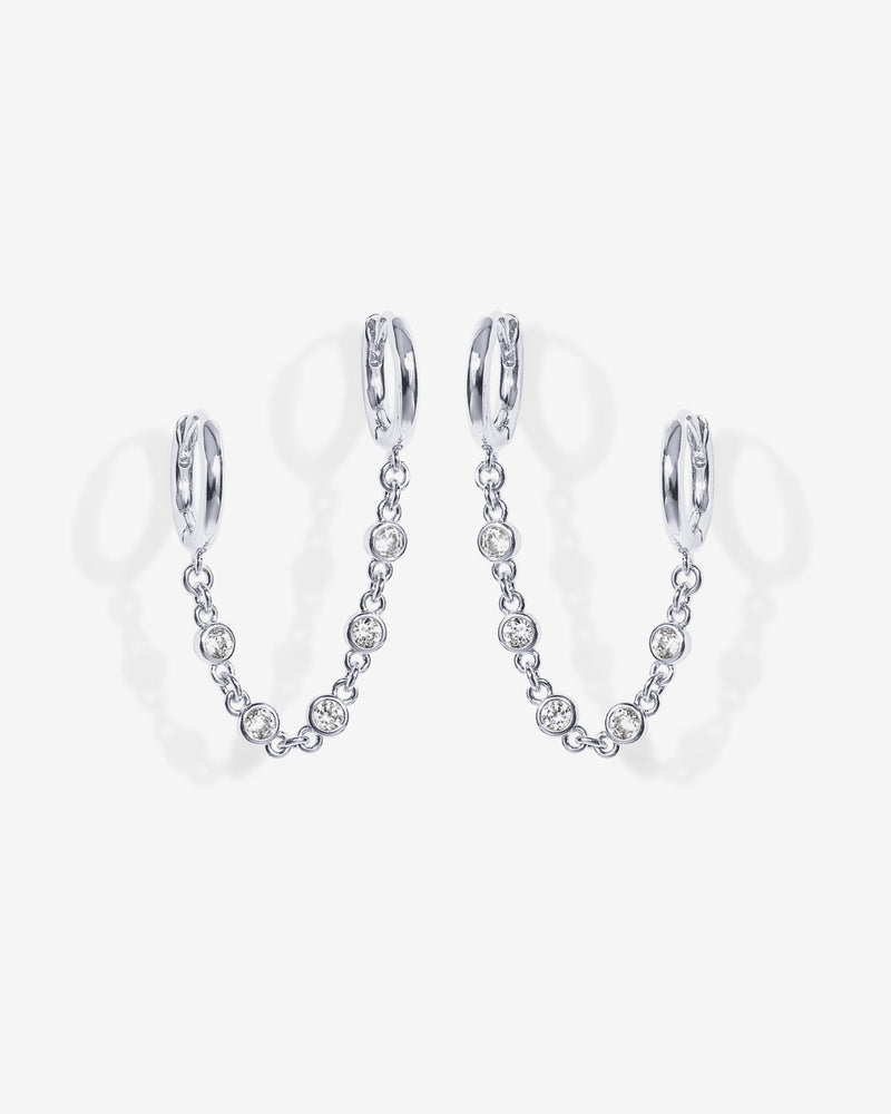 PAVOI - Cubic Zirconia Chain Earrings