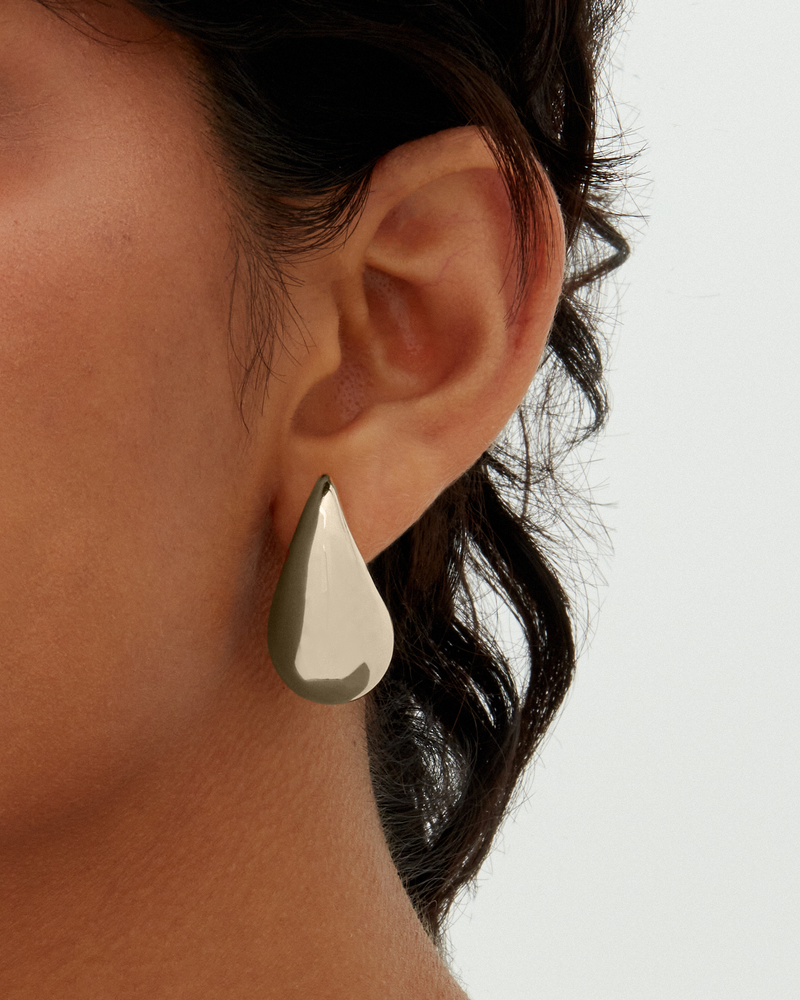 Teardrop Hoop Earrings