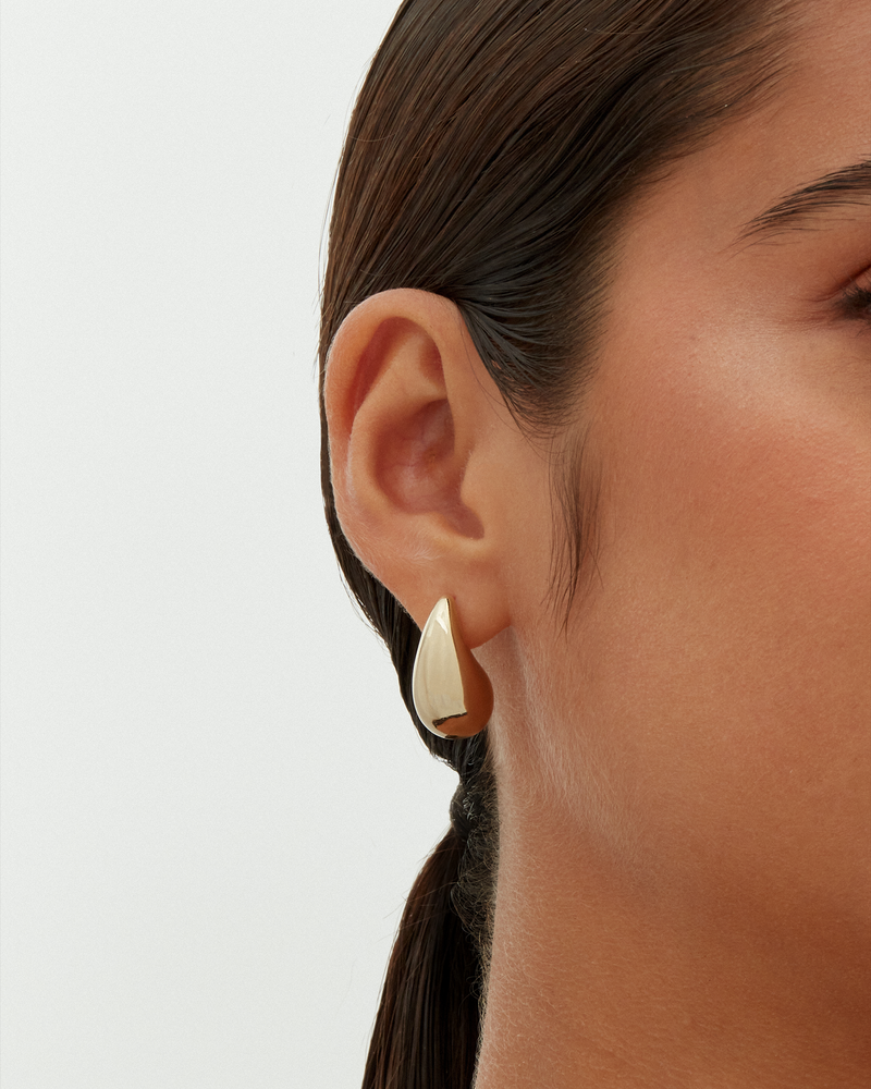 Teardrop Hoop Earrings