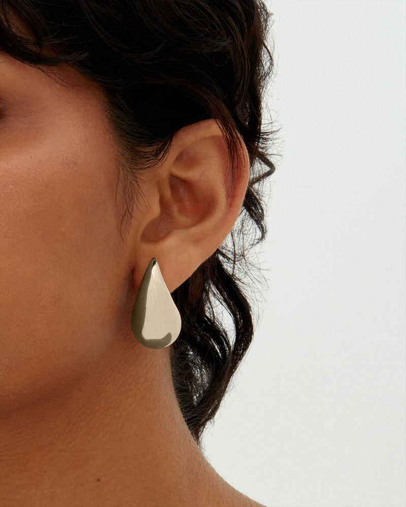 Teardrop Hoop Earrings