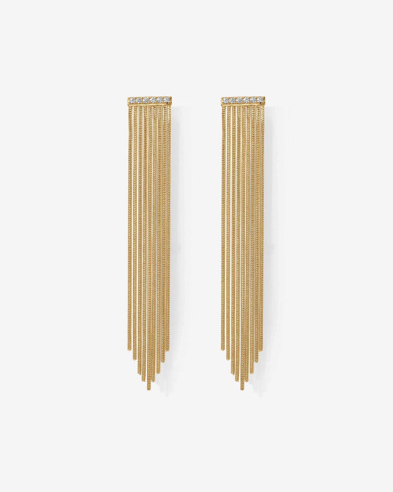 PAVOI - Bar Tassel Earrings