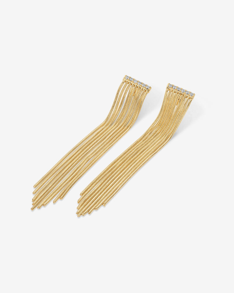 PAVOI - Bar Tassel Earrings